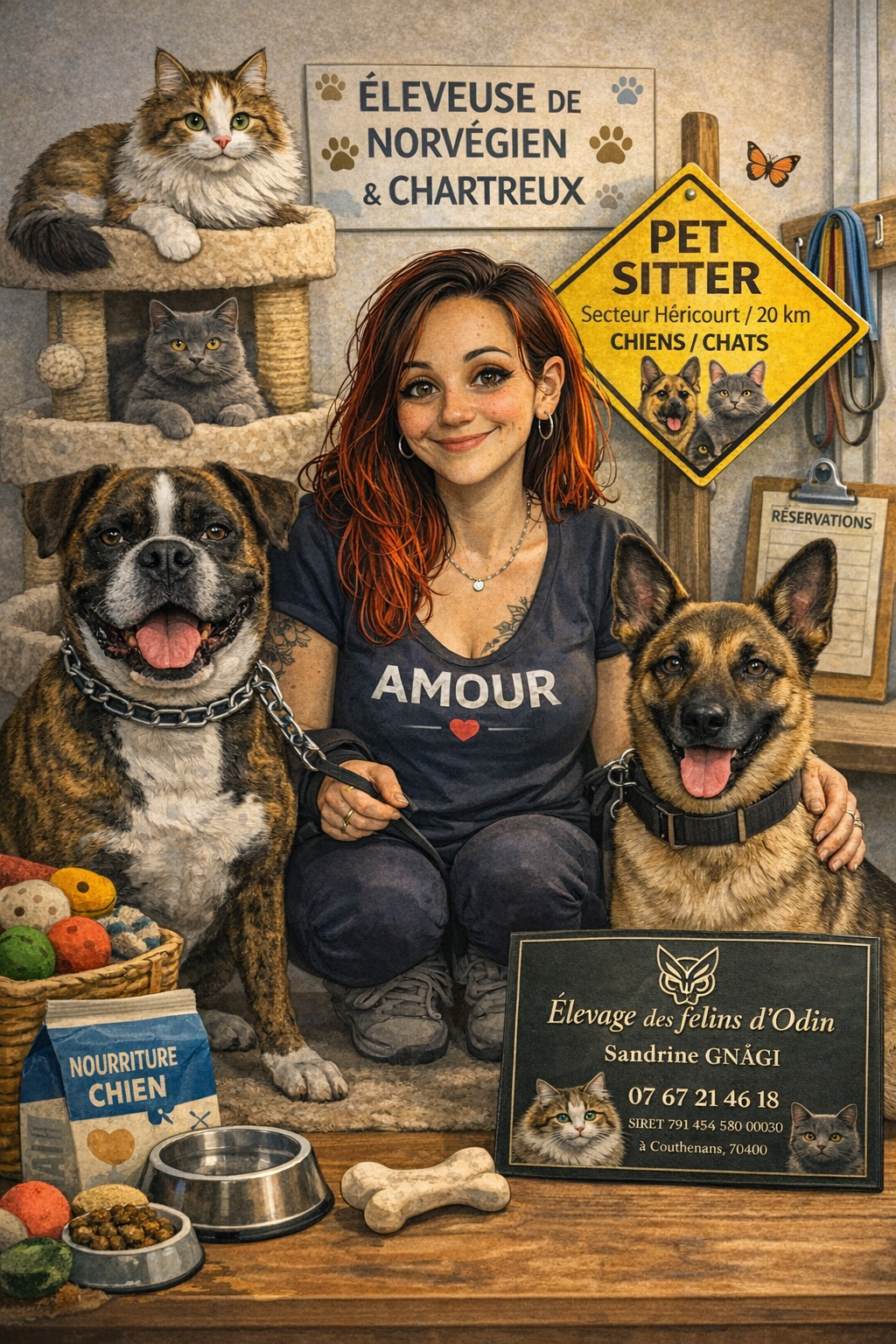 Sandrine, gardien qui intervient à Belfort