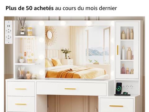 Un coup de main pour monter une coiffeuse avec des tiroirs, il y a pour trois heures de bricolage
