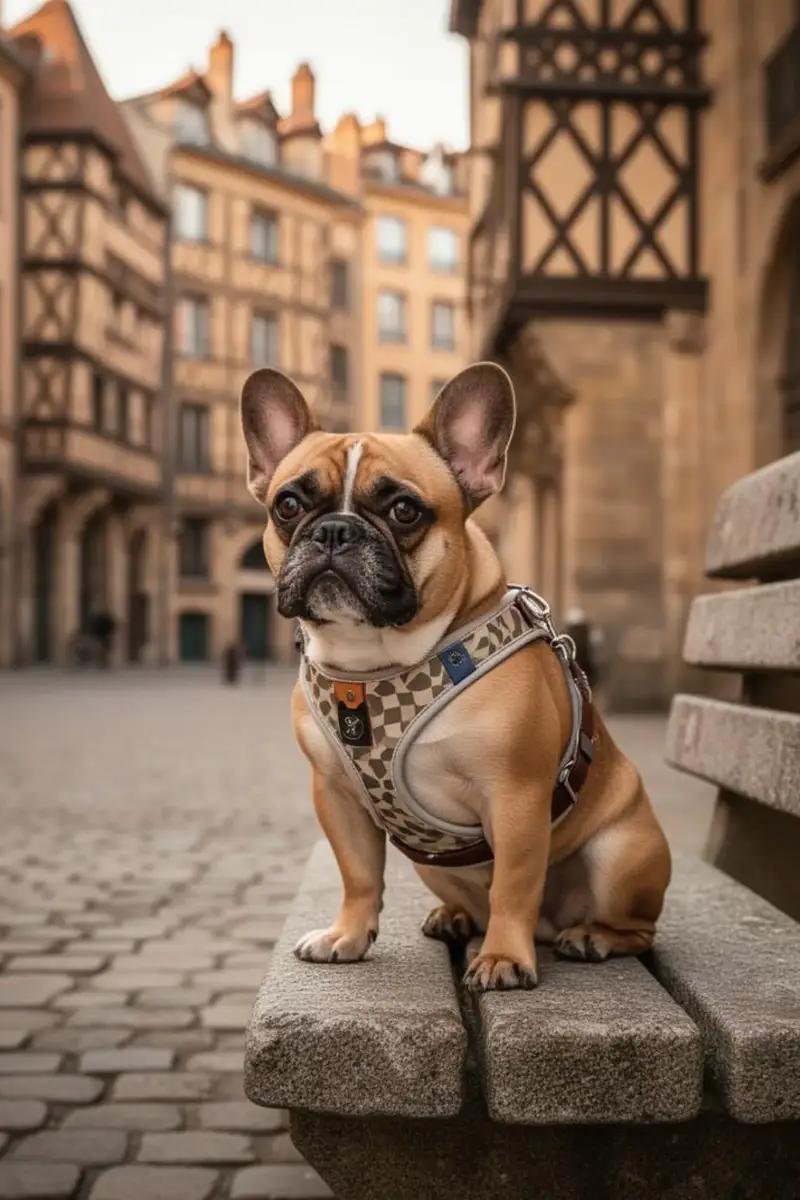 Bouledogue Français dans le Vieux-Lyon