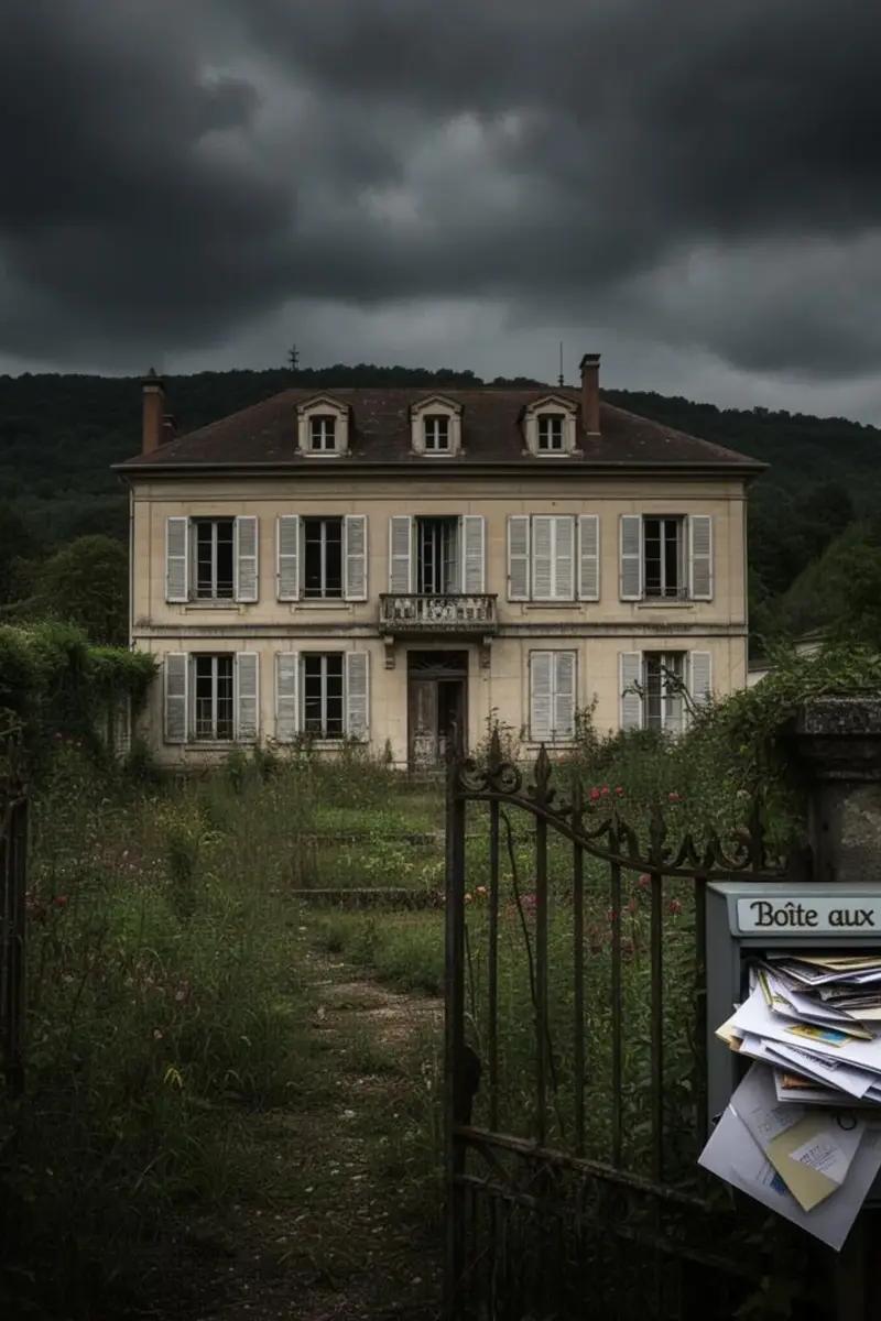 Closed villa in Western Lyon during the holidays