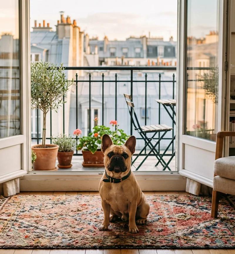 Bouledogue Français en appartement, guide garde animaux Guardiens