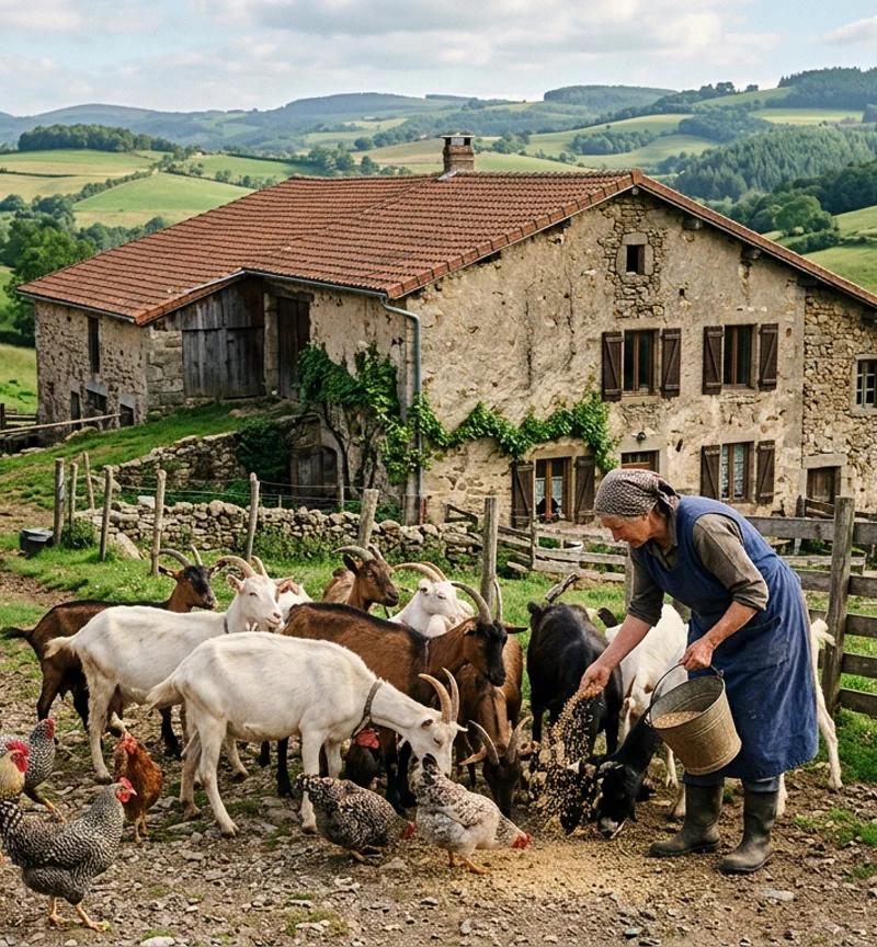 Garde de ferme et d'animaux dans les Monts du Lyonnais, Guardiens