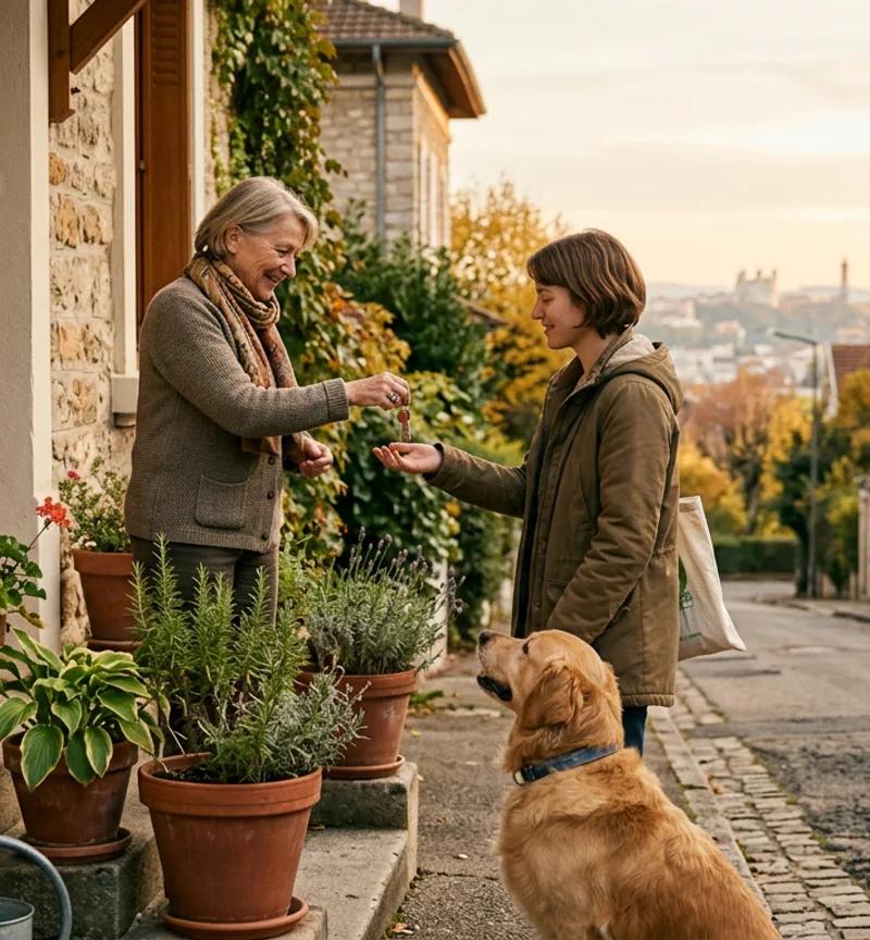 House-sitting in Caluire-et-Cuire, Guardiens